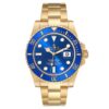 rolex submariner yellow gold blue dial ceramic bezel mens watch 116618 box card 2305 h9esq.jpg
