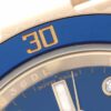 rolex submariner yellow gold blue diamond dial mens watch 116618 box card 5625 tud3i.jpg