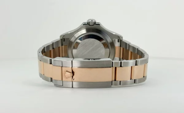 Rolex Yacht-Master 40 Everose Rose Gold/Steel Chocolate Brown Dial Gold Bezel Oyster Bracelet 116621-LT058 - Image 4
