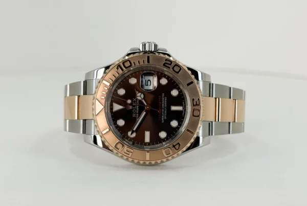 Rolex Yacht-Master 40 Everose Rose Gold/Steel Chocolate Brown Dial Gold Bezel Oyster Bracelet 116621-LT058 - Image 2