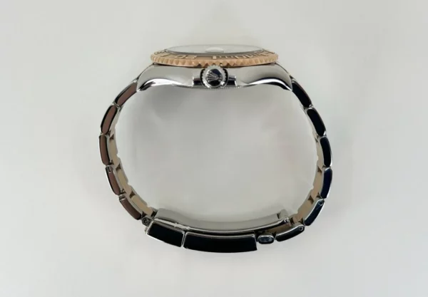 Rolex Yacht-Master 40 Everose Rose Gold/Steel Chocolate Brown Dial Gold Bezel Oyster Bracelet 116621-LT058 - Image 6