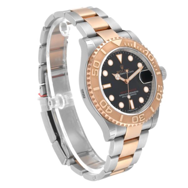 rolex yachtmaster 40 rose gold steel black dial mens watch 116621 unworn 1007 ucccj.jpg