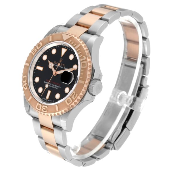 rolex yachtmaster 40 rose gold steel black dial mens watch 116621 unworn 1061 kmzg9.jpg