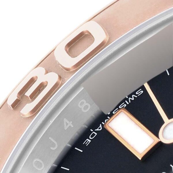 rolex yachtmaster 40 rose gold steel black dial mens watch 116621 unworn 5006 d27sw.jpg