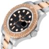 rolex yachtmaster 40 rose gold steel black dial mens watch 116621 unworn 5365 uyzeo.jpg