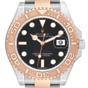rolex yachtmaster 40 rose gold steel black dial mens watch 116621 unworn 9647 ggfdo.jpg