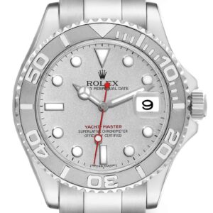 rolex yachtmaster platinum dial steel mens watch 16622 box card 2450 rr4yj.jpg