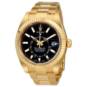 sky dweller black dial automatic mens 18kt yellow gold oyster watch 326938cso 6110 r2mo3.jpg