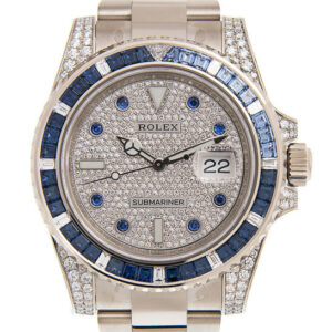 submariner automatic chronometer saphire set diamond watch 8432 iipto.jpg