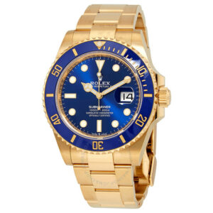 submariner blue dial 18k yellow gold oyster bracelet automatic mens watch blso 1330 d9rk7.jpg