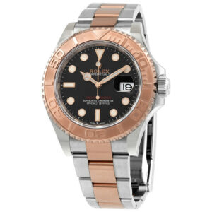 yacht master 40 black dial automatic mens steel and 18 ct everose gold oyster watch 7907 omb8n.jpg