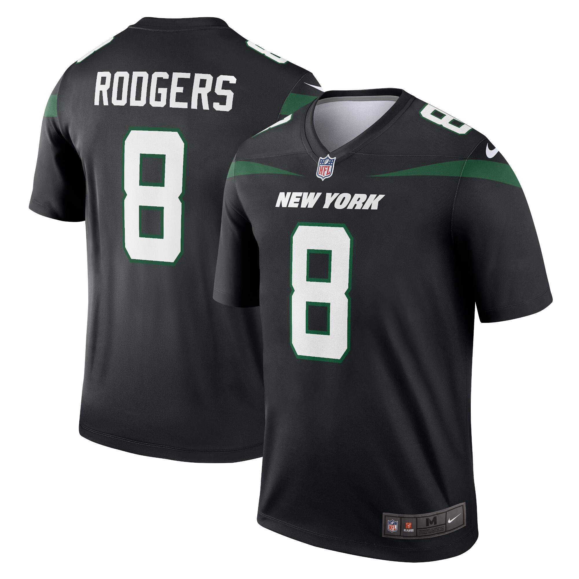 aaron rodgers new york jets nike alternate legend player performance top black clowdercats c0leh.jpg