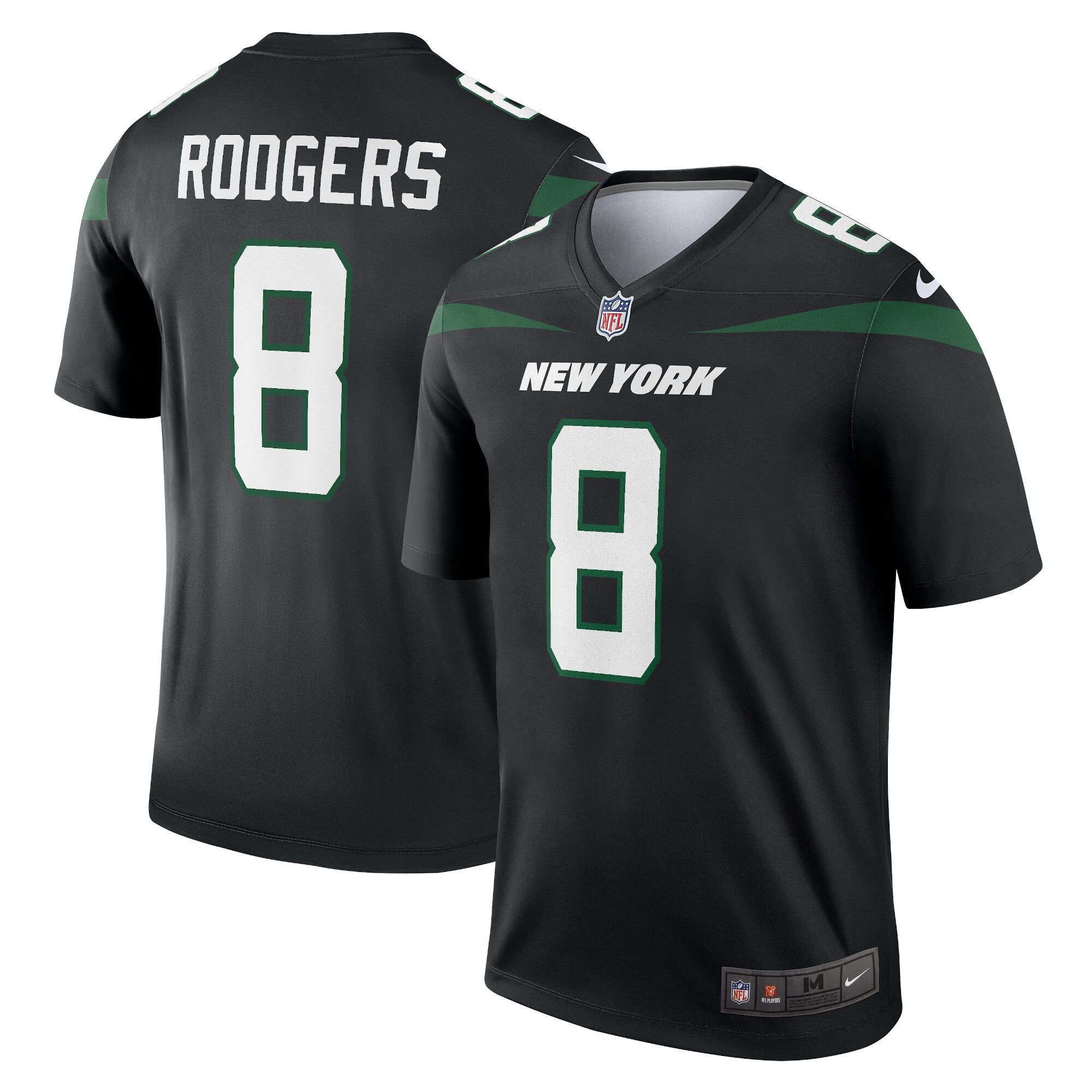 aaron rodgers new york jets nike alternate legend player performance top black clowdercats z158i.jpg