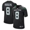 aaron rodgers new york jets nike game jersey black clowdercats hiwnl.jpg