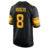 aaron rodgers pittsburgh steelers nike alternate game jersey black clowdercats apgre.jpg