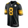 aaron rodgers pittsburgh steelers nike alternate game jersey black clowdercats se97l.jpg