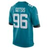 adam gotsis jacksonville jaguars nike game jersey teal clowdercats s0vyx.jpg