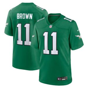 aj brown philadelphia eagles nike alternate game player jersey kelly green clowdercats h1bur.jpg