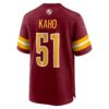 ale kaho washington commanders nike team game jersey burgundy clowdercats qnsc7.jpg