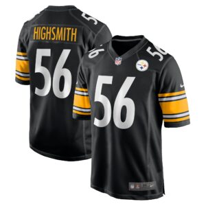alex highsmith pittsburgh steelers nike game jersey black clowdercats nfflc.jpg