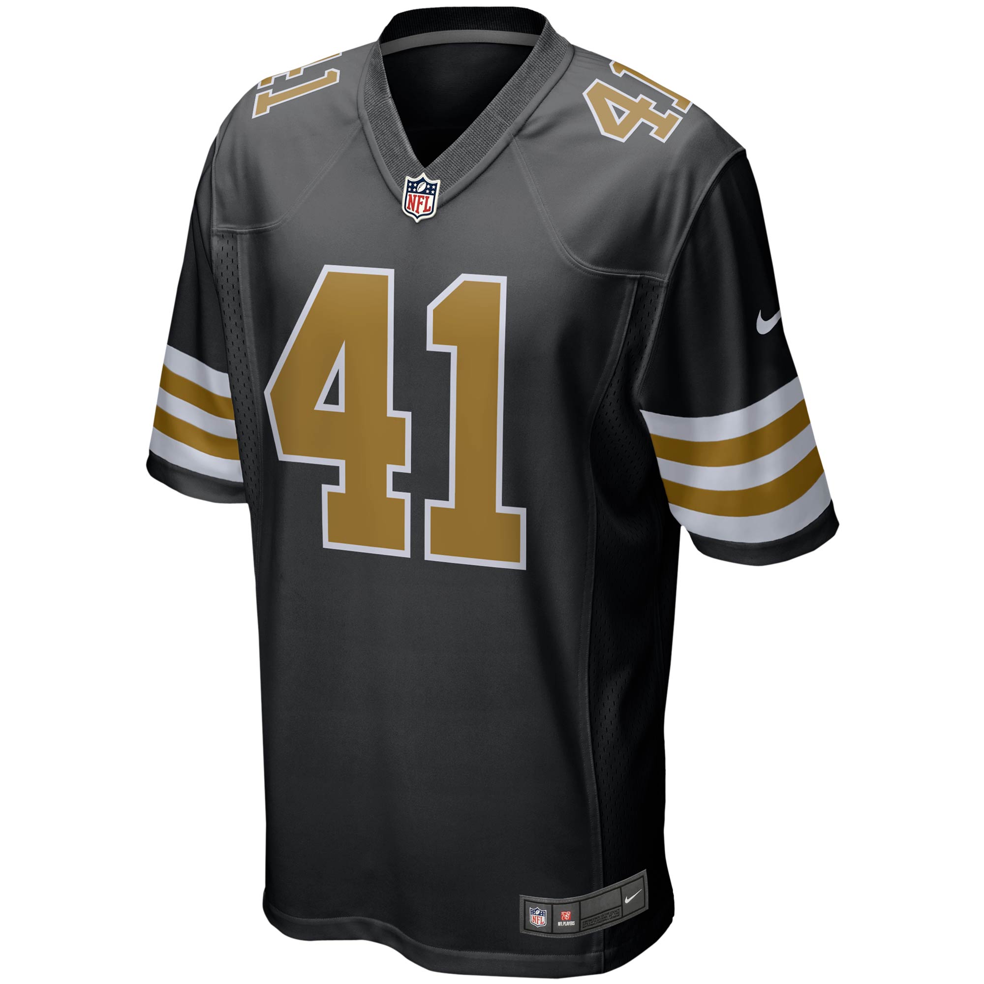 alvin kamara new orleans saints nike alternate game jersey black clowdercats aqgc4.jpg