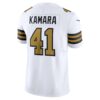 alvin kamara new orleans saints nike alternate vapor fuse limited jersey white clowdercats gwc15.jpg