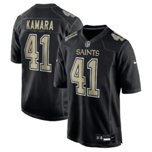 alvin kamara new orleans saints nike fashion game jersey carbon black clowdercats 58kuh.jpg