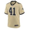 alvin kamara new orleans saints nike gameday golds alternate game player jersey gold clowdercats hnv8i.jpg