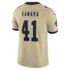 alvin kamara new orleans saints nike gameday golds alternate vapor fuse limited jersey gold clowdercats 9avzs.jpg