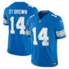 amon ra st brown detroit lions nike vapor fuse limited jersey blue clowdercats qfsw6.jpg