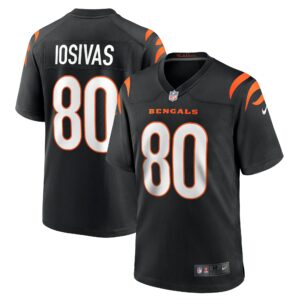 andrei iosivas cincinnati bengals nike team game jersey black clowdercats kzabl.jpg