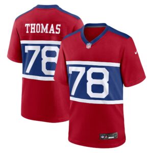 andrew thomas new york giants nike alternate player game jersey century red clowdercats uhdod.jpg