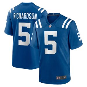 anthony richardson indianapolis colts nike game jersey royal clowdercats g7dnz.jpg