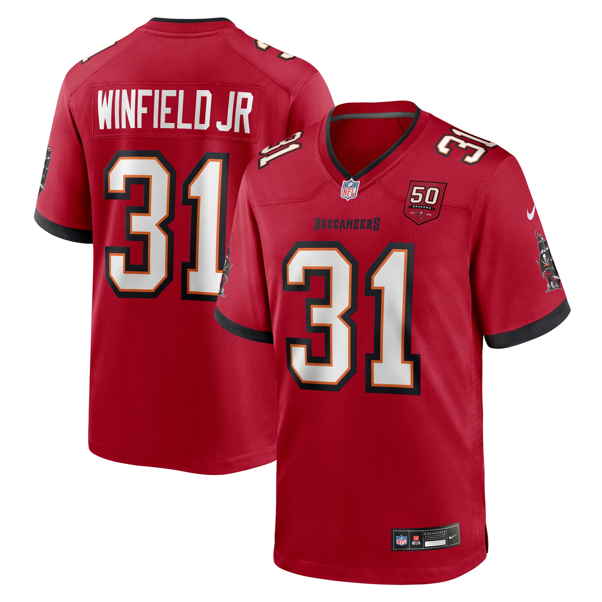 antoine winfield jr tampa bay buccaneers nike 50th season team game jersey red clowdercats twhns.jpg