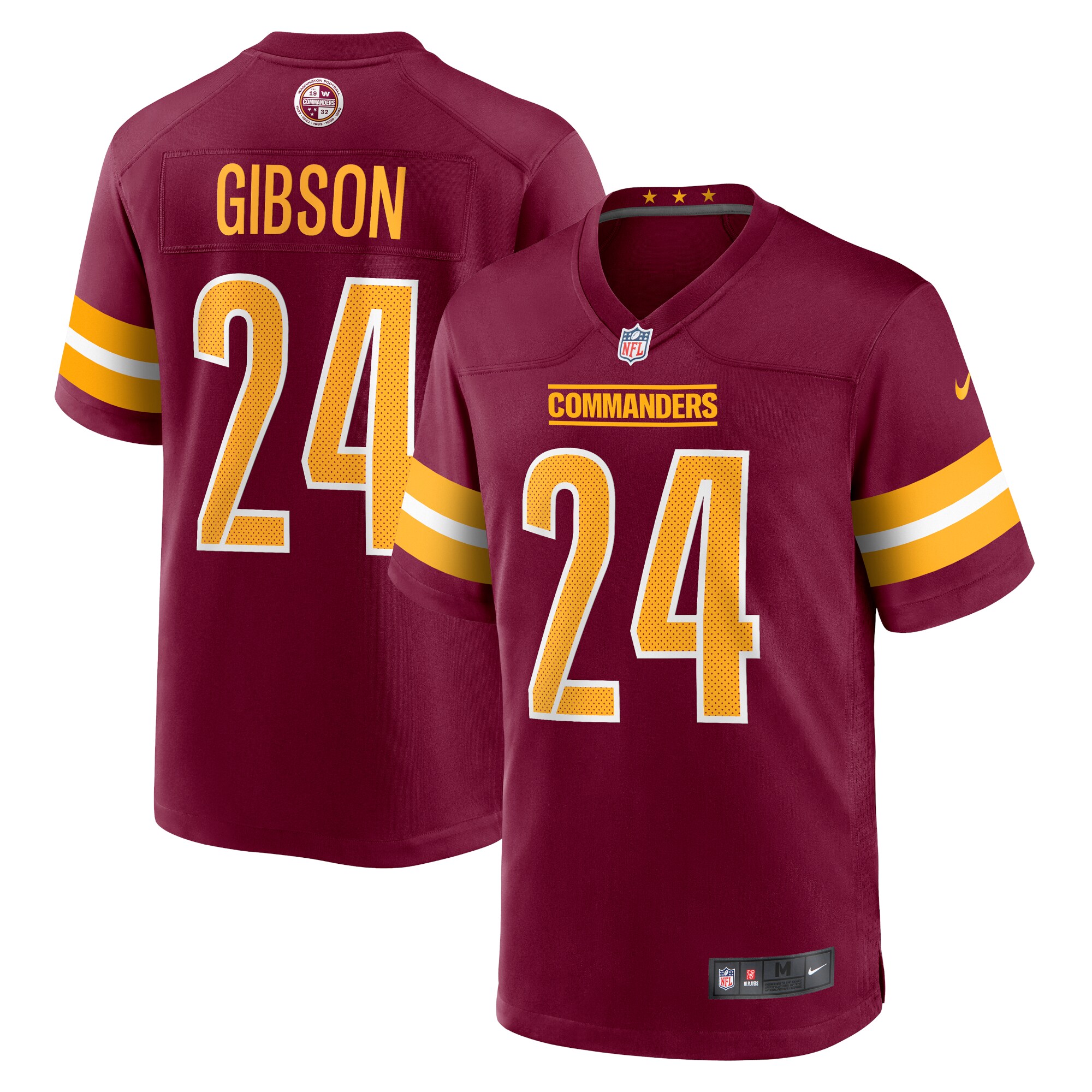 antonio gibson washington commanders nike game jersey burgundy clowdercats ttyst.jpg