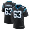 austin corbett carolina panthers nike team game jersey black clowdercats uaewd.jpg