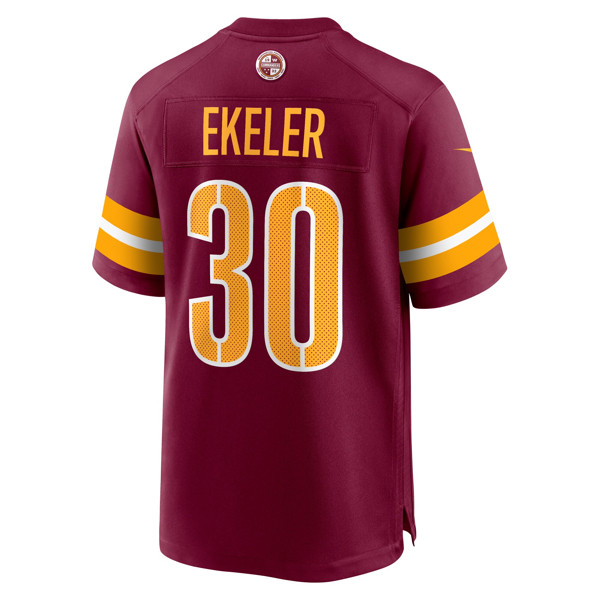 austin ekeler washington commanders nike game jersey burgundy clowdercats up11m.jpg