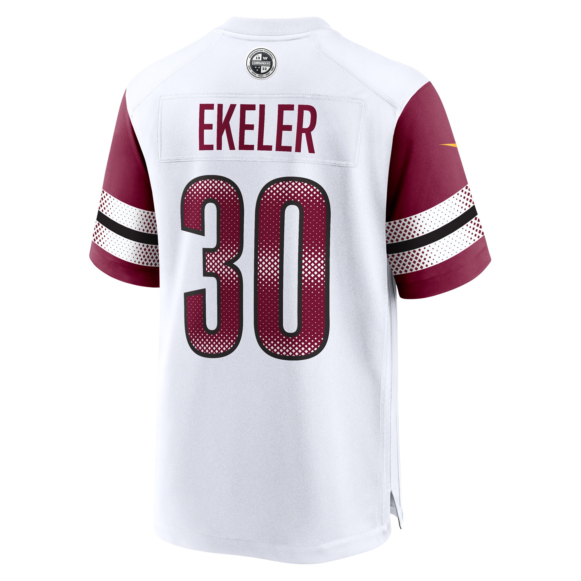 austin ekeler washington commanders nike game jersey white clowdercats esffs.jpg