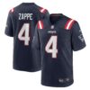bailey zappe new england patriots nike game player jersey navy clowdercats akdxj.jpg