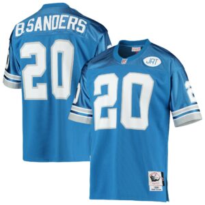 barry sanders detroit lions 1991 mitchell ness authentic throwback retired player jersey blue clowdercats qyjiy.jpg