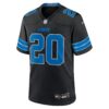 barry sanders detroit lions nike 2nd alternate retired player game jersey black clowdercats ubvyh.jpg
