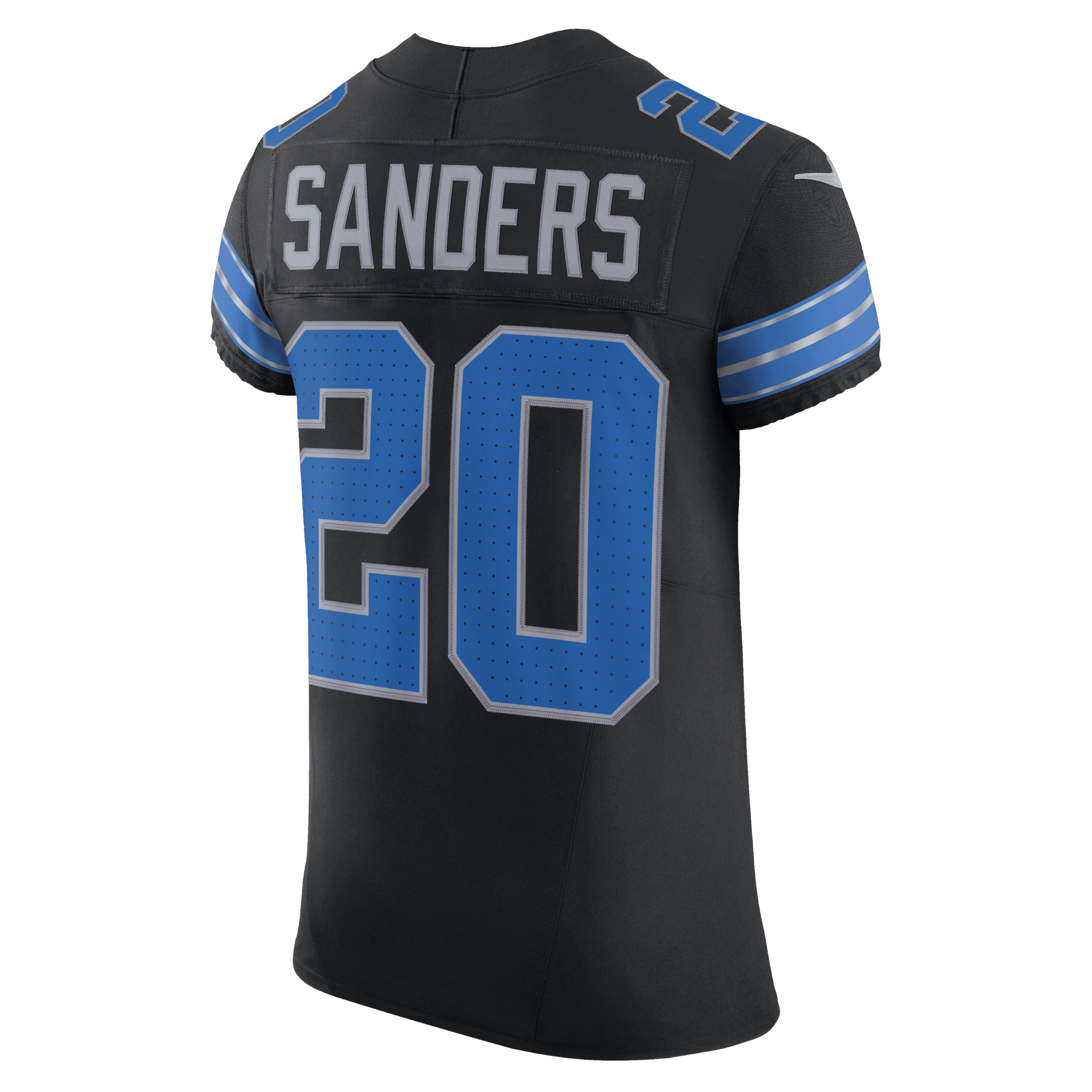 barry sanders detroit lions nike alternate vapor fuse elite jersey black clowdercats t7hjm.png