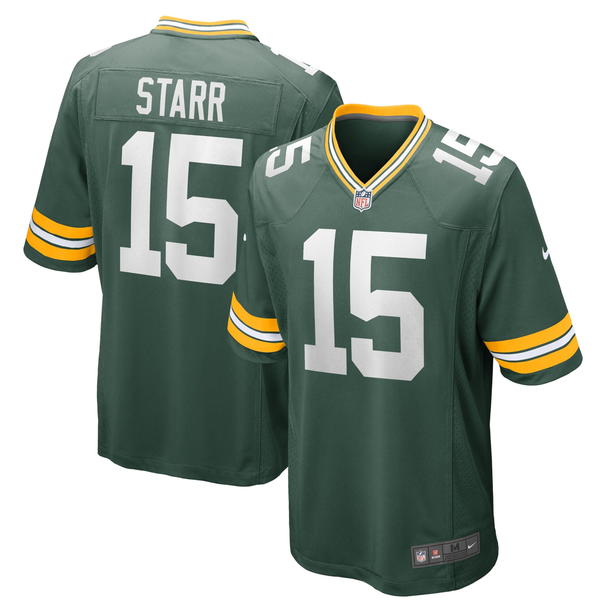 bart starr green bay packers nike retired player game jersey green clowdercats wztsy.jpg
