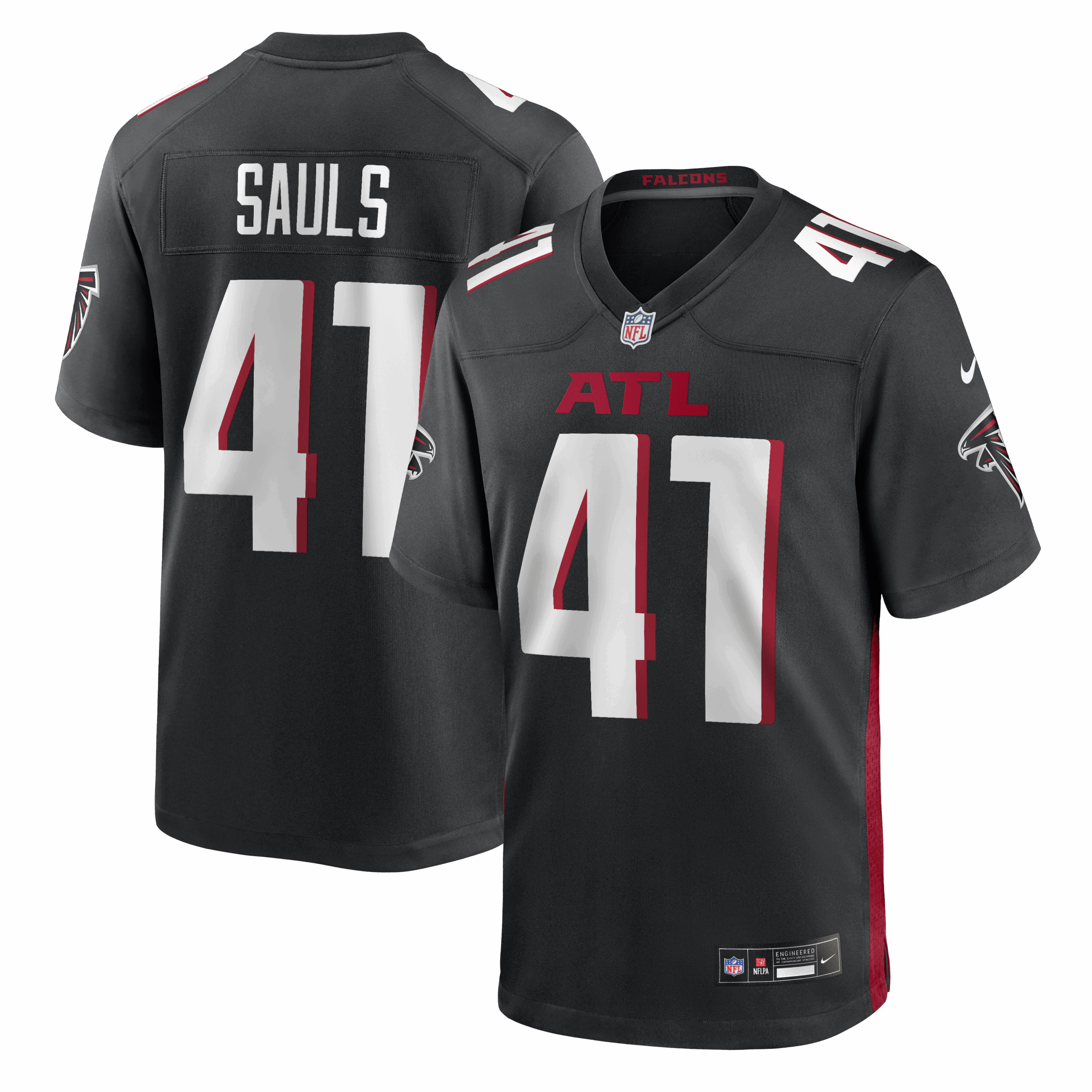 ben sauls atlanta falcons nike team game jersey black clowdercats gdjgr.png