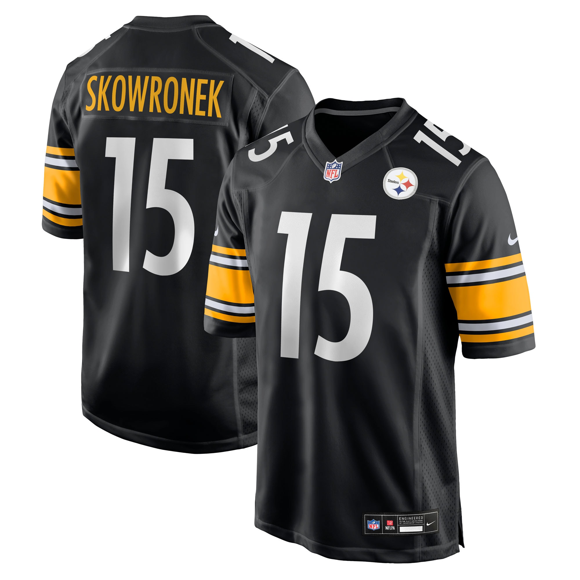 ben skowronek pittsburgh steelers nike team game jersey black clowdercats tcyli.jpg