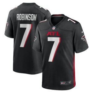 bijan robinson atlanta falcons nike game jersey black clowdercats kckur.jpg
