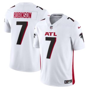 bijan robinson atlanta falcons nike vapor fuse limited jersey white clowdercats eigjl.jpg