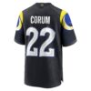 blake corum los angeles rams nike 2025 rivalries collection game jersey midnight blue clowdercats qozwy.jpg