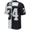 bo jackson las vegas raiders mitchell ness 1988 split legacy replica jersey blacksilver clowdercats pbzde.jpg