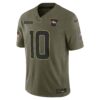 bo nix denver broncos nike 2025 salute to service limited jersey olive clowdercats tdzy1.jpg